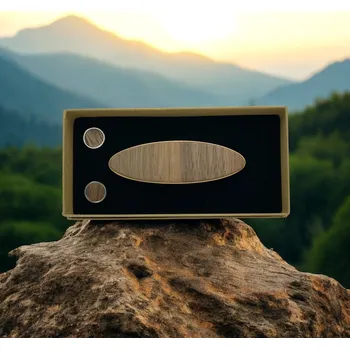 Náušnice art-wood.cz Dřevěná spona do vlasů + náušnice - OreoWood