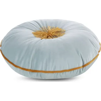 Povlečení Povlak na polštář VELVET 67 světlá mátová / zlatá