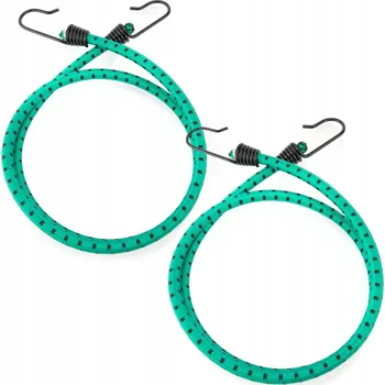 autokoberec Gumové lanko s háčky pro upevnění zavazadel expander 8mm / 200cm - 2ks