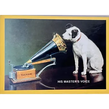 Dekorativní magnet Magnet na ledničku His master's voice