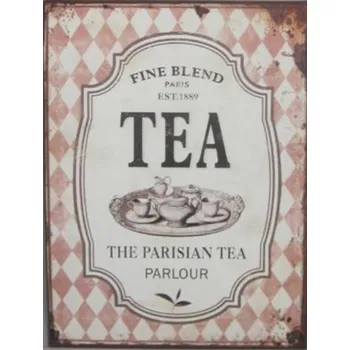 Plechová cedule Plechová retro cedule Tea - čaj