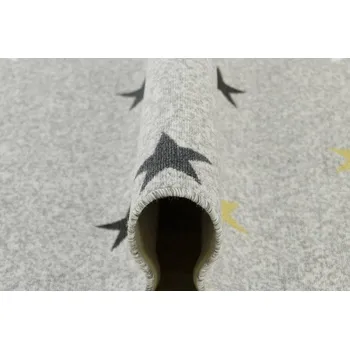 Koberec Dětský metrážový koberec Stars 09 mix šedý