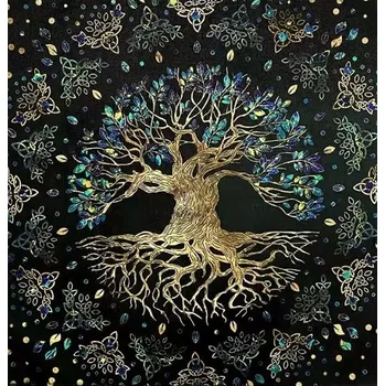 ubrus Ubrus 50 x 50 - Zdobený strom života