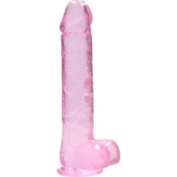 Dildo Shots REALROCK Realistic Dildo with Balls Pink 22 cm