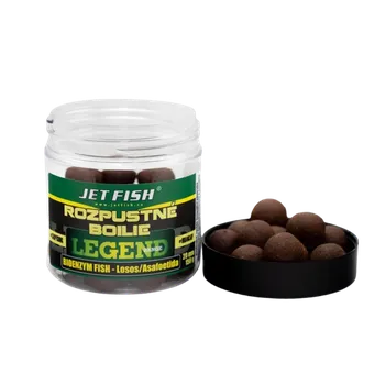 JetFish Jet Fish Legend Range Rozpustné boilie BIOENZYM FISH LOSOS 20mm 250ml