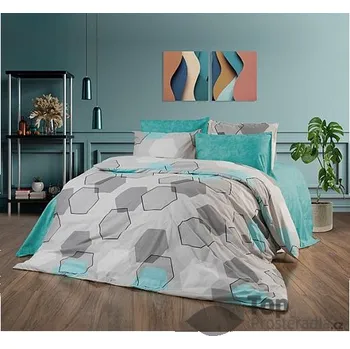 Povlečení Prodloužené bavlněné povlečení DELUXE 140x220+70x90 Honey