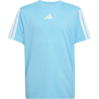 Chlapecké tričko Dětské tréninkové triko adidas JERSEY ESSENTIALS LOGO KIDS 176 Světle modrá, Bílá