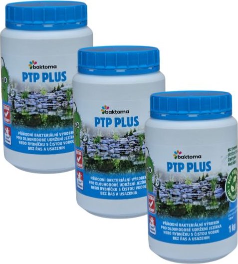Baktoma PTP PLUS - Bakterie do jezer a rybníků - 1kg PTP PLUS - AKCE: 3 x 1 kg + doprava zdarma !