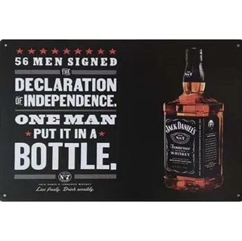 Plechová cedule Plechová cedule Jack Daniel's Bottle