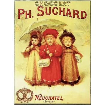 Plechová cedule Plechová cedule PH. Suchard