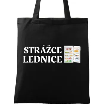 Bavlněná taška Strážce lednice (Barva: Černá)