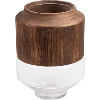 Váza Váza GRACE1 02 bílá / hnědá