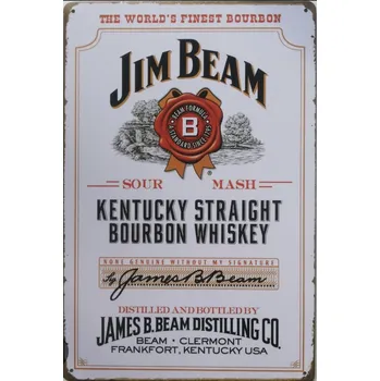 Plechová cedule Plechová cedule Jim Beam