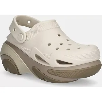 Dámské pantofle Pantofle Crocs Bubble Crush Clog dámské, hnědá barva, na platformě, 210061.214, 38/39, 84X