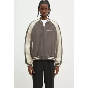 Pánský bomber Vlněná bomber bunda Represent Raglan Varsity Jacket, L, zelená, 87X