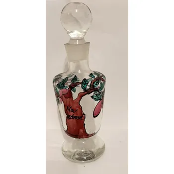 Skleněná karafa Na zdraví