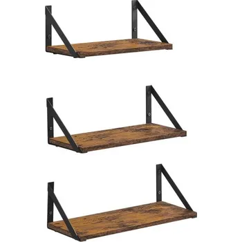 police Nástěnné police 3 ks LWS442B01​​