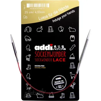 Jehlice Addi Ponožkové jehlice addiSockenwunder 25 cm / 3,25 mm