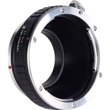 Redukce K&F Concept z objektivu Canon EOS EF na Nikon 1 (Umožní nasadit objektivy s bajonetem EF/EF-S na fotoaparáty Nikon 1)