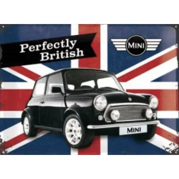 Plechová cedule Plechová cedule Mini Perfectly British