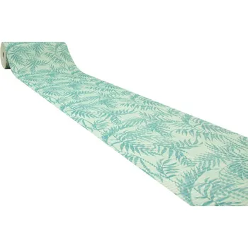 Koberec Koupelnová pěnová Softy-tex 849 Palmové listy zelená / mátová