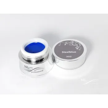 NL nails professional UV, LED barevný gel STEELBLUE 5ml