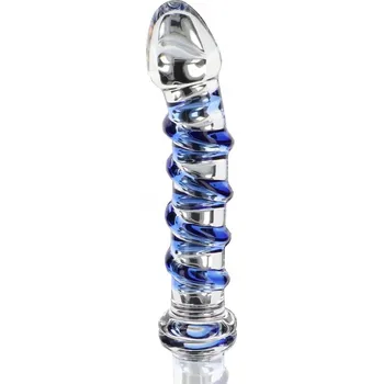 Dildo ToyJoy - Glass Worxx G-Spot Gemstone skleněné dildo