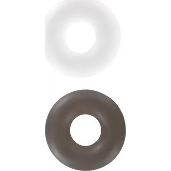 ToyJoy - Erekční kroužky Stud Rings clear/smoke 2ks