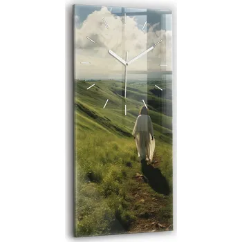 Hodiny Nástěnné hodiny SacroArte zelené 30 cm