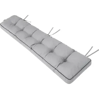 Polštář Zahradní polštář na lavičku ETNA 150x50 cm, popel