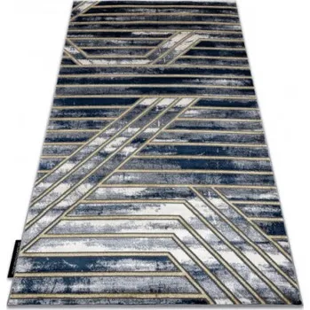 Koberec Koberec DE LUXE 460 Linie - granát / zlatý