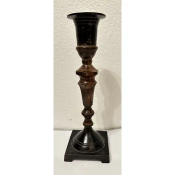 Svícen Luxusní kovový svícen na kónickou svíčku King