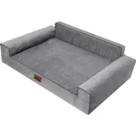 Pelíšek GLAMOUR NEW L šedý, fancy