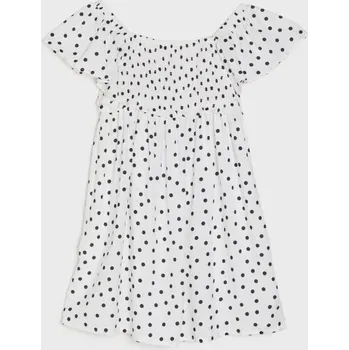 Dívčí oblečení Sinsay - Šaty - krémová - 139EF-01X - 139EF-01X-140