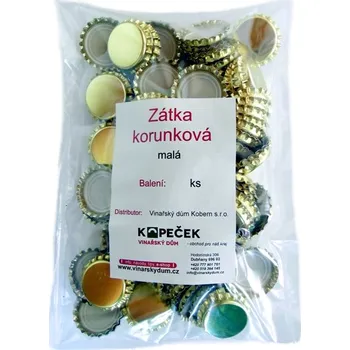 Zátka korunková 26mm 50 kusů