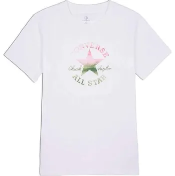 Dámské tričko Dámské tričko Converse CHUCK PATCH INFILL S Bílá, Mix