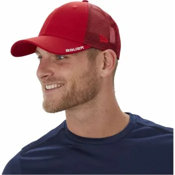 Kšiltovka Kšiltovka Bauer New Era Team 9Forty ADJ, Dětská, červená Bauer