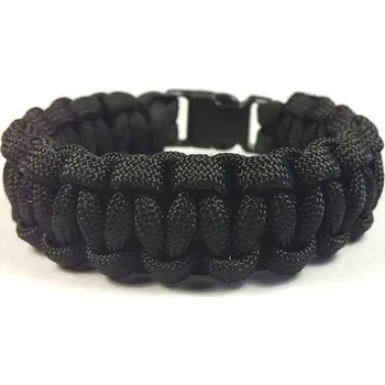 Náramek Cordell Paracord náramek Solomon Černá M ( 18 - 19 cm ) + 2 měsíce na vrácení zboží