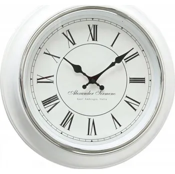 Hodiny Hodiny na zeď bílé A. Sermeno