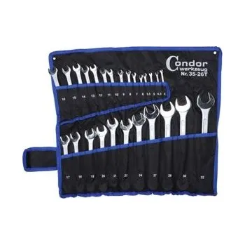 Dílna Sada plochých a očkových klíčů 4-32mm 26ks CONDOR C.35-26T, , ,