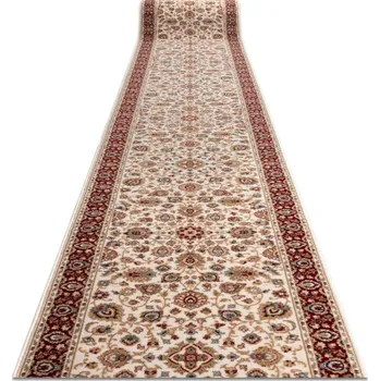 Koberec Běhoun NAIN 6999 51063 Ornament / Květy, béžový / bordó