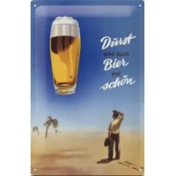 Plechová cedule Plechová cedule Dürst Bier Schön