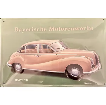 Plechová cedule Plechová cedule BMW V8