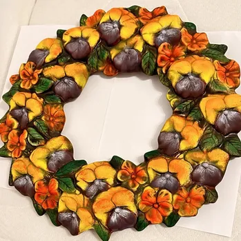 Věnec Keramický věnec Macešky