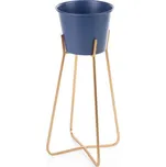 Květináč DONICA 1294 - modrý/zlatý