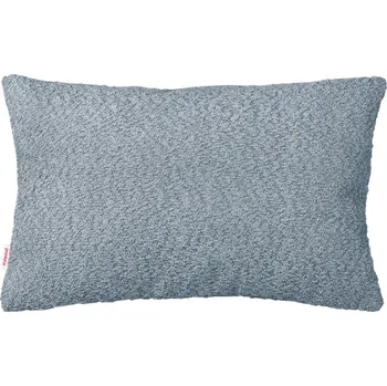 Polštář Obdélníkový polštář modrý bouclé