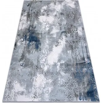 Koberec Koberec AKRYL VALENCIA 9995 ORNAMENT šedý/nebeský