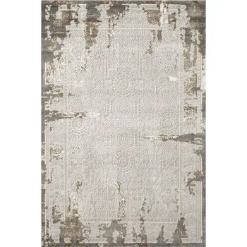 Koberec Koberec Adana J0028 ornament / rám, šedý / krémový