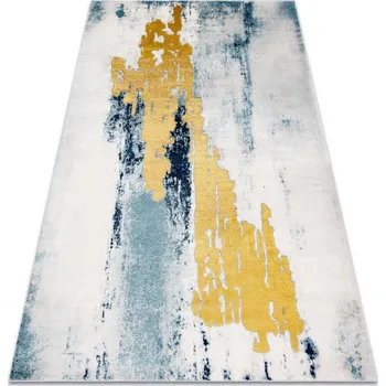 Koberec Koberec EMERALD exkluzivní 1025 glamour, styl vintage modrý / zlatý