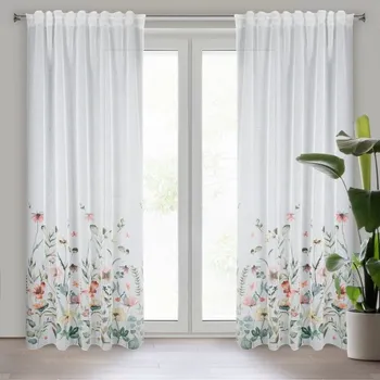 Povlečení Hotový závěs DOLLY bílý - na pásce